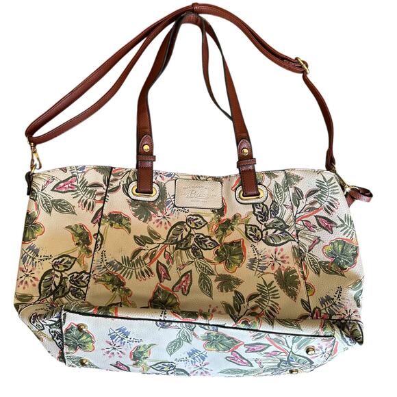 Womens Handbag Purse Tote Garden Jungle Leaves - Picture 3 of 9